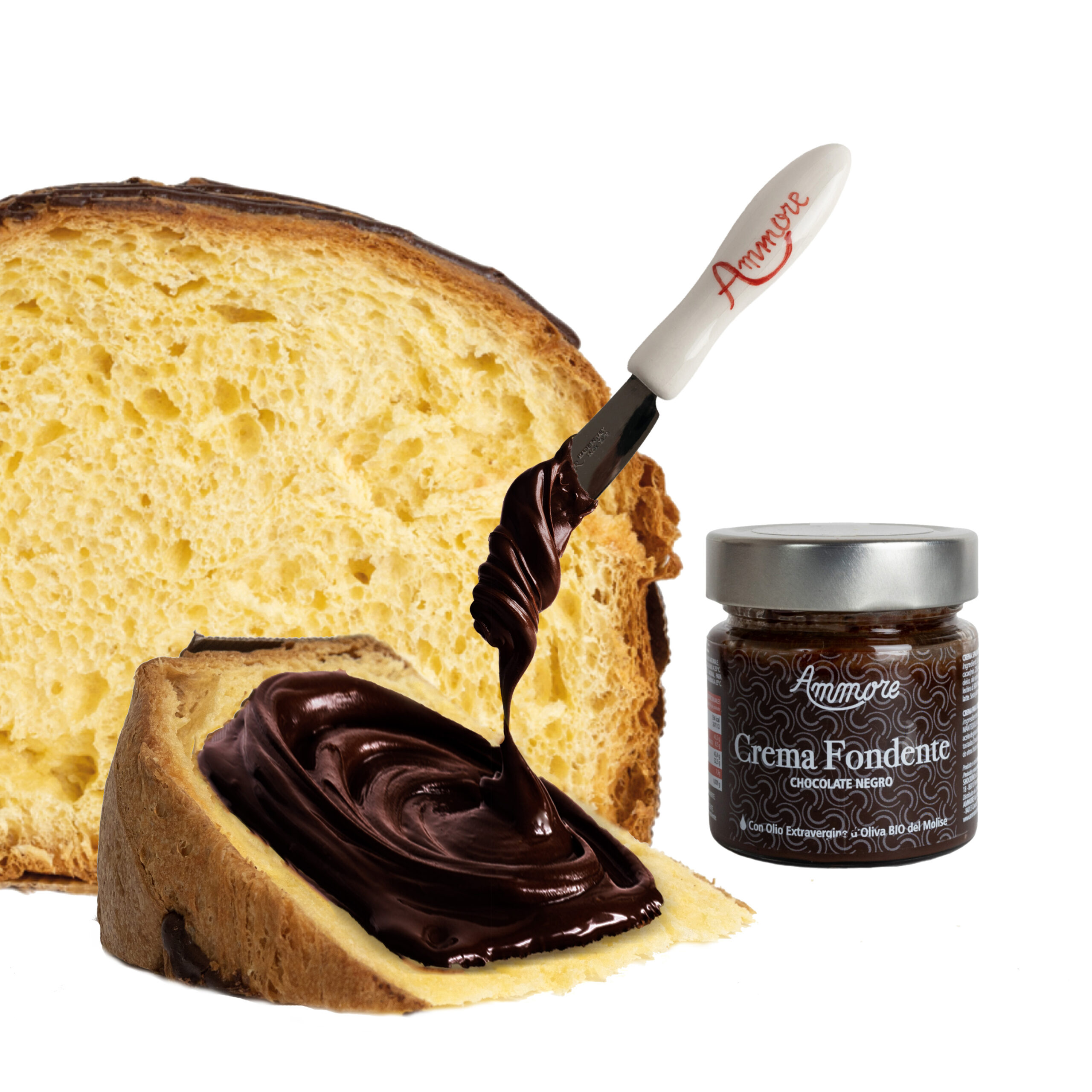 Panettone artesanal <br> Pandorato con Crema Oscura