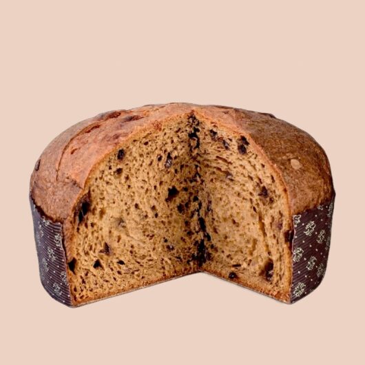Handwerker Panettone < br> Kaffee karamell und kaffeeschokolade